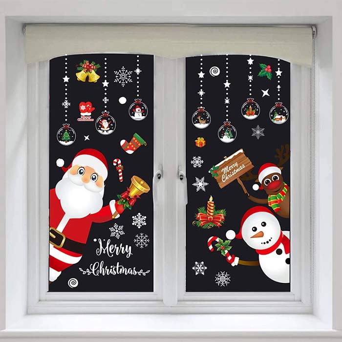 Autocolante de Crăciun pentru ferestre , WindowStickers (97 bucăți) - Image 3