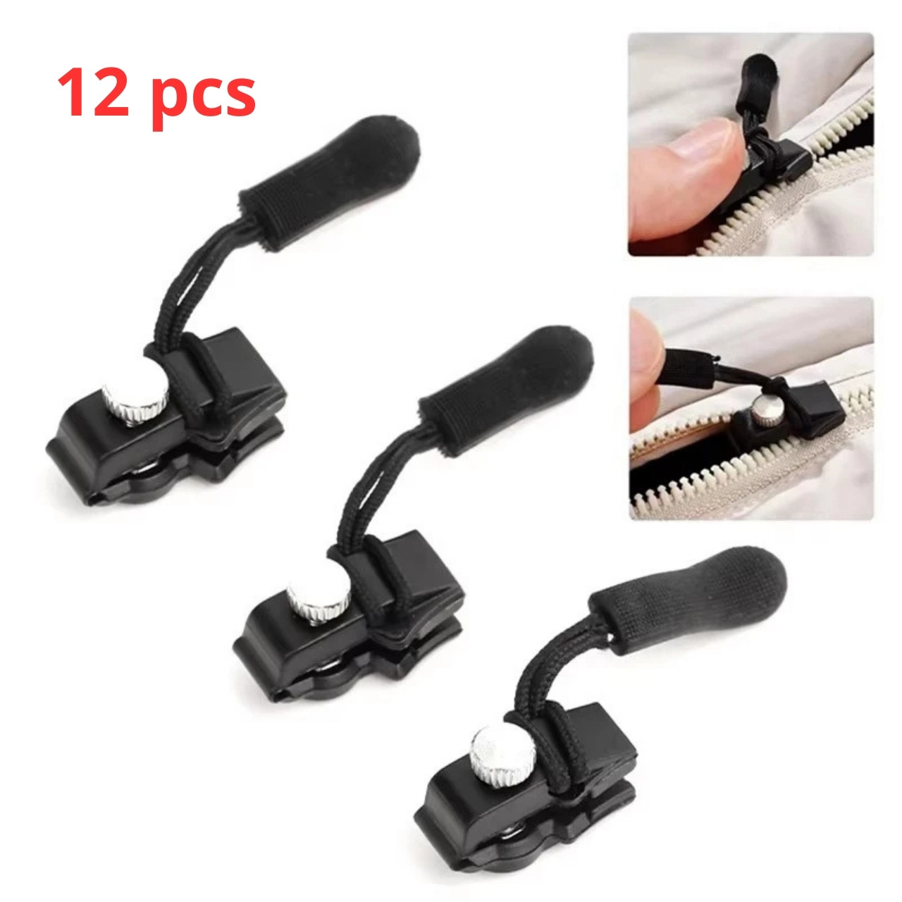 ZipFix, kit de reparare a fermoarelor multi-scop (12 piese)